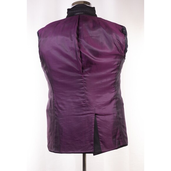 Zara Man Blue Tailored Fit Extra Fine Wool Single Breasted Blazer Jacket Size 42 - Picture 11 of 13